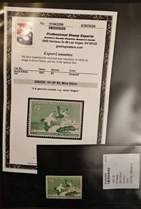 Certified By PSE-#RW24 1957 - US Federal Duck Stamp - Very Fine/Extremely Fine - Picture 1 of 4