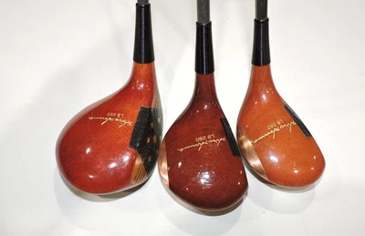 NEW Hiro Honma LB280 Driver, 3, 5 wood set Carbon fiber faces, RH, reg. flex - Image 1 of 4