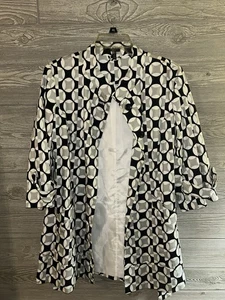 Madison Petite Black/Gray/White  Button Down Jacket  Sz Petite Medium - Picture 1 of 7