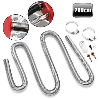 Abgasschlauch Edelstahl Standheizung Diesel flexibel Autoheizung Abgasrohr 2M/3M - Bild 1 von 4