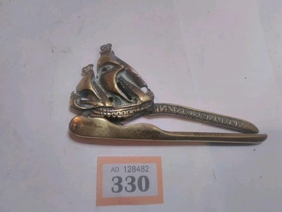 Southsea Ship  Brass Nut Crackers - Image 1 of 4