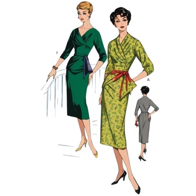 Vintage 1950s Pattern – 'Love it' Slim Dress - Bust 38” (96.5cm) - Image 1 of 4