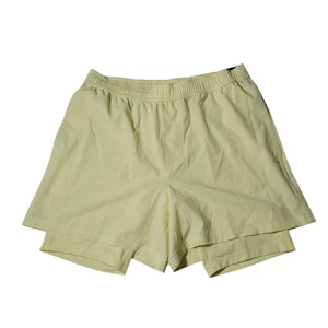 Men's Size M Yellow DSG 5" Inseam Built in Liner 2-in-1 Agility Shorts FREE S&H - Picture 1 of 2
