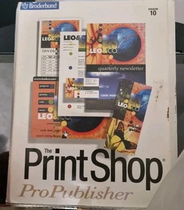 Broderbund The Print Shop Pro Publisher 2000 Version 10. - Picture 1 of 2