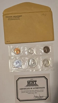 6 SETS! U. S. Mint Coin Sets, Uncirculated.  1961, 1970, 1975 (2), 1984, 1986 - Image 1 of 4