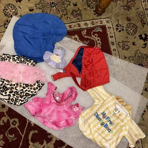 Mixed Lot Build A Bear Clothes Hats Bear Shirt Top Pink - Picture 1 of 6