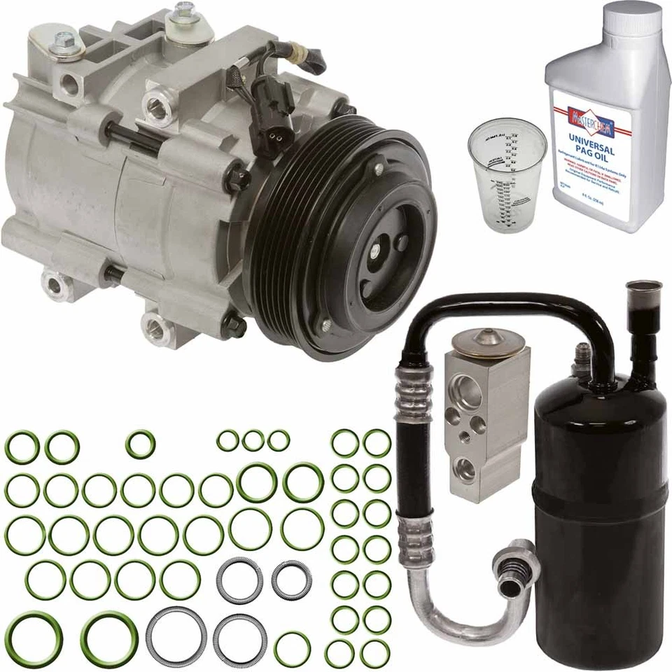 Compresor de aire acondicionado Omega para Ford Escape Mercury Mariner con kit de reparación de aire acondicionado CSW Foto 1 de 1