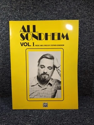 Ali Sondheim Vol I  Music and Lyrics by Stephen Sondheim  Good used condition - Image 1 of 4
