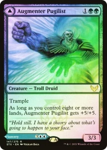 Augmenter Pugilist / Echoing Equation FOIL - 147/275 - Rare - Strixhaven STX MTG - Picture 1 of 2