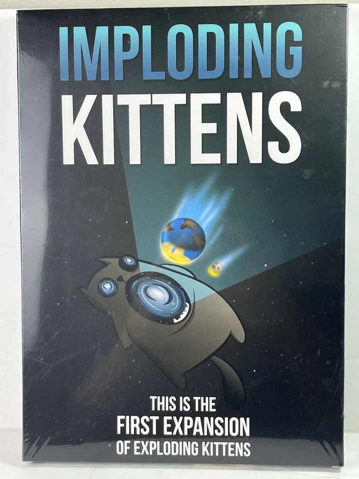 New! Imploding Kittens Exploding Kittens Card First Expansion Pack Set Game - Image 1 of 4
