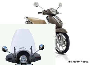 FACO 23411 PARABREZZA PIAGGIO LIBERTY 125 S-I GET ABS COMPLETO DI STAFFE - Foto 1 di 3
