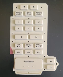 BOSE Wave Radio CD AWRC Panel Button Pad White for Parts - Bild 1 von 2