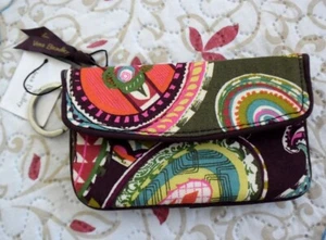 NWT Vera Bradley Double Compartment Zip & Snap Flap Jen ID Case Heirloom Paisley - Picture 1 of 11