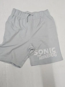 🐻 Sonic The Hedgehog Shorts For Kids Size M Gray - Picture 1 of 2