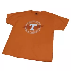 T-shirt Russell uomo arancione University of Tennessee manica corta XL 46-48 - Foto 1 di 6