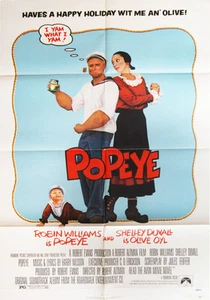 Affiche US Pliée 70x100cm POPEYE (1980) Altman, Robin Williams, Shelley Duvall # - Imagen 1 de 1