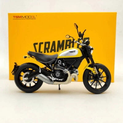 TSM 1:12 Ducati Scrambler Icon 803CC 2015 Rosso TSMMC003 Motorcycle Diecast - Immagine 1 di 4