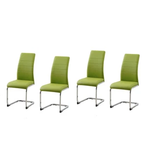 Schwingstuhl SallyC PU Grün Freischwinger Esszimmerstuhl Kunstleder HTI-Living - Bild 1 von 1