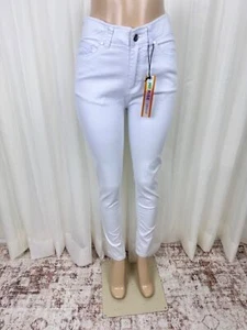 NWT Women's Venus High Rise Skinny Jeans Denim Size 10 White - Picture 1 of 12