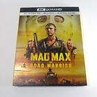 Mad Max The Road Warrior (4K Ultra HD, 1981) W/Slipcover Mel Gipson Action Movie