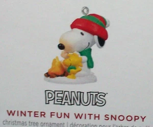 Hallmark 2024 Winter Fun with Snoopy 27th - Miniature - NIB - Picture 1 of 2
