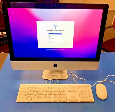 Apple A1418 iMac 2015 21.5" Intel i5-5575R 16GB 24GB SSD 1TB HDD Fusion OS12 - Image 1 of 4