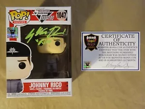Firmato Casper Van Dien autografato Funko Pop Starship Troopers Johnny Rico certificato di autenticità - Foto 1 di 14
