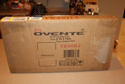 Food Buffet Warmer Warming Tray Heating Temperature Keeper Countertop Handles - Image 1 of 3