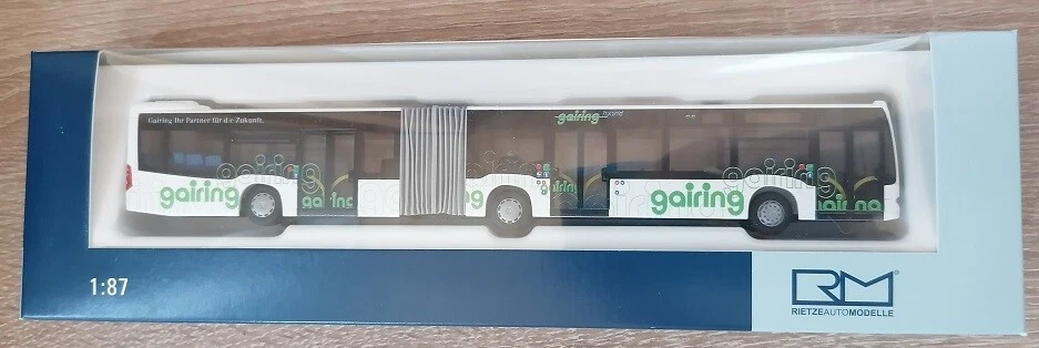 Rietze 73639 - 1/87 Mercedes-Benz Citaro G ´ 15 Hybrid Gairing Omnibusverkehr - Immagine 1 di 1