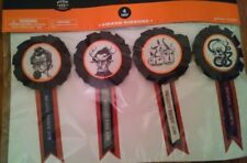 Halloween Award Costume Ribbons Hyde and Eek! Boutique 4 count black orange new