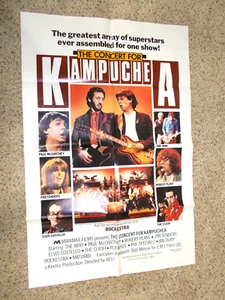 CONCERT FOR KAMPUCHEA one sheet movie poster - Picture 1 of 2