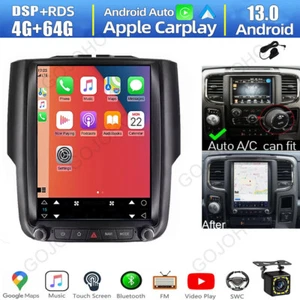 64GB For Dodge RAM 1500 2500 2013-2018 Android 13 Car Radio Stereo Carplay Navi - Picture 1 of 23