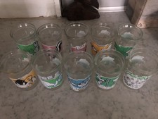 Lot of 10 1994 Welch’s Looney Tunes Collector’s Glasses (Missing #10 & 11)