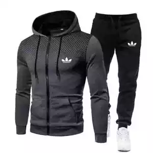 2024 Herren Neu Trainingsanzug Hoodies + Schwarz Jogginghose Männer Freizeit Sport Jogging Set - Bild 1 von 31