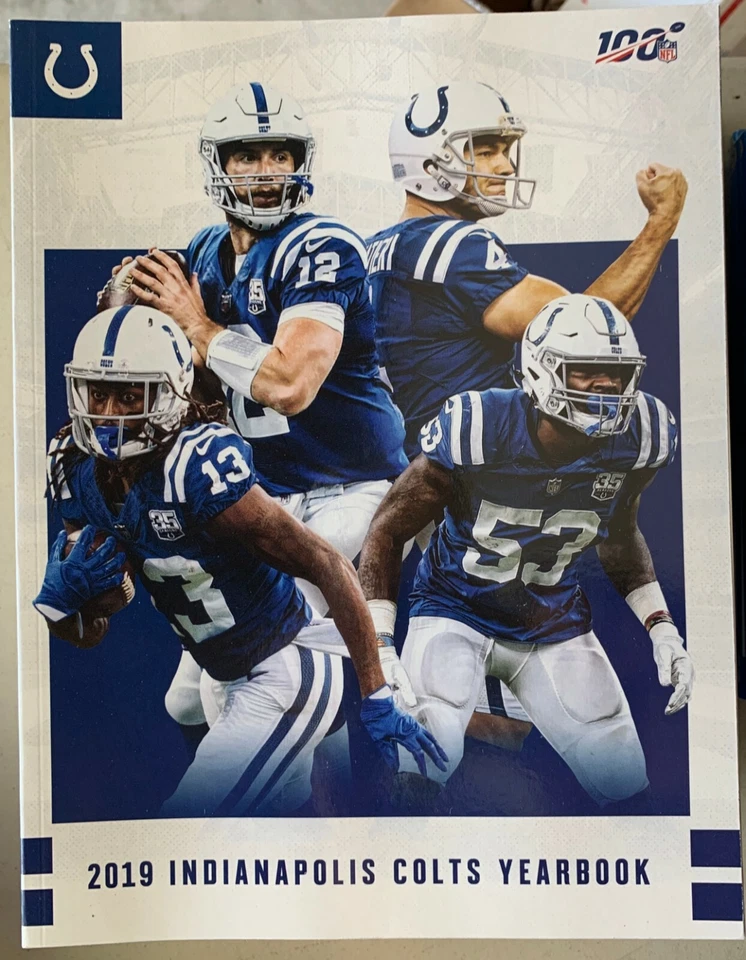 2019 INDIANAPOLIS COLTS YEARBOOK NFL FOOTBALL PROGRAM 200 PAGES SUPER BOWL ? - Image 1 of 1