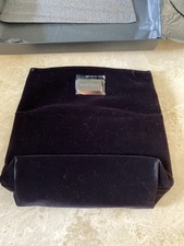 giorgio armani velvet clutch bag