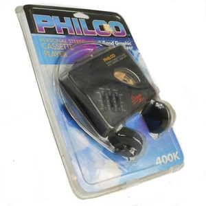 PHILCO 400k Portable Stereo Cassette Player 3 Band Graphic Equalizer - Picture 1 of 7