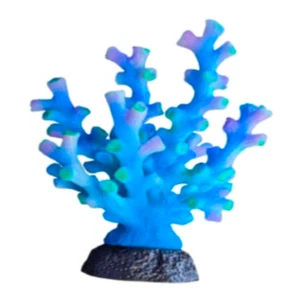 Glow in the Dark Coral Aquarium Decoration   4.5 " Tall 3.5" x 1.5" Wide - Picture 1 of 2