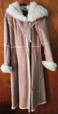 Woman’s Medium Size Faux Leather Coat by Utex Design - Image 1 of 4