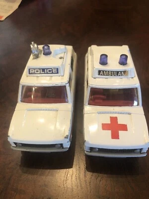 CORGI VIGILANT RANGE ROVER AMBULANCE & POLICE WHIZZWHEELS 482 - - Image 1 of 4