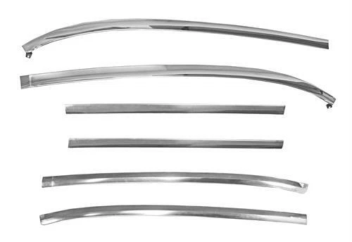 Ford Maverick 1970-77 moldura de parabrisas de acero inoxidable 6 piezas Foto 1 de 1