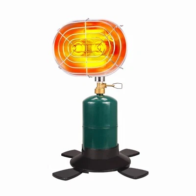 DOMINOX Portable Propane Heater, 2-Burner Heater with Adjustable Temperature