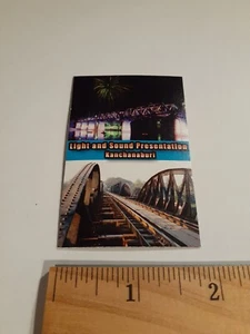 NEW Kanchanaburi Magnet Light and Sound Fridge Desk River Kwai Roller Coaster - Picture 1 of 8