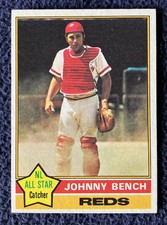 Nothing but: Johnny Bench topps, Fleer, UD etc. 1970-1991. base, insert, 3D.