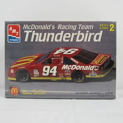 Bill Elliott #94 McDonalds Ford Thunderbird Racing 1/24 Plástico Modelo 8188 Foto 1 de 4