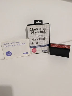 Marksman, Trap shooting and Safari Hunt - Complete - Sega Master System - PAL - Image 1 of 4