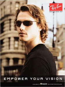 Ray-Ban Print Ad 2004 Empower Your Vision Sonnenbrille Mode - Bild 1 von 1