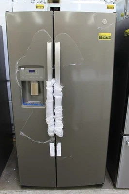 GE GSS25GMPES 36" Slate 25.3 Cu. Ft. Side By Side Refrigerator NOB #153778 - Image 1 of 4