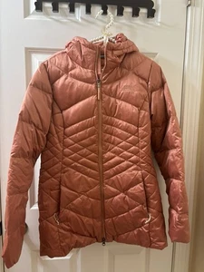 The North Face 550 Goose Down Hooded Full Zip Puffer Parka Jacke Damen M - Bild 1 von 8
