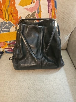 Coach Black Pebbled Leather Double Handled Madison Bag E1376-26224 - Image 1 of 4